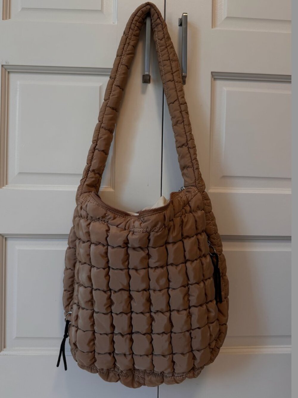 Brown Puffy Bag